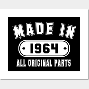 Made In 1964 All Original Parts Posters and Art